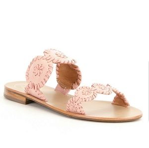 NEW Jack Rogers Lauren Sandal Blush Color size 7